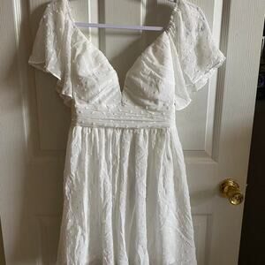 Lulus white mini dress